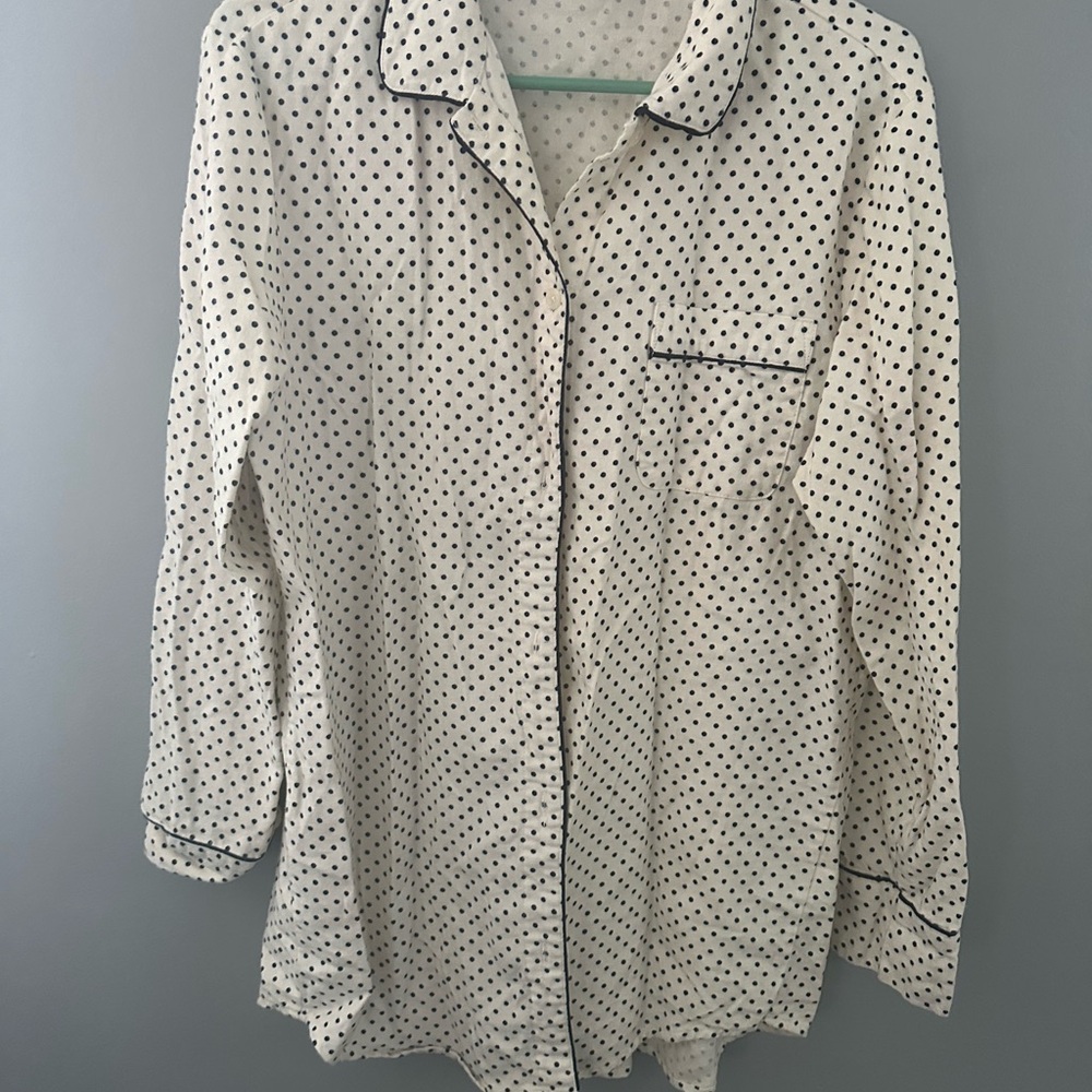 Polka Dot Women's sleep shirt